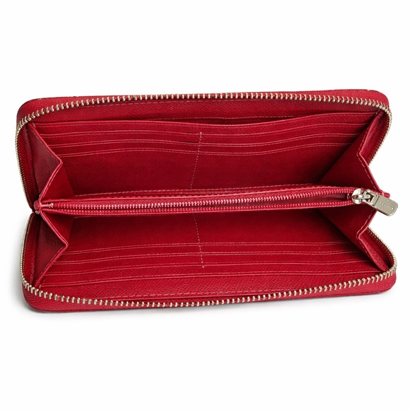 Coach Crossgrain Leather Accordion Zip Wallet - Picture 5 of 5